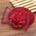 Women Chic Fascinator Hat Cocktail Wedding Party Church Fashion Headpiece