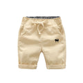 Summer Elastic Waist Short Pants For Boys