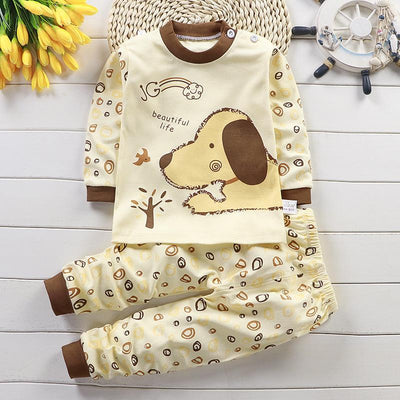 Unisex Children Pyjamas Cartoon Sleepwear Set