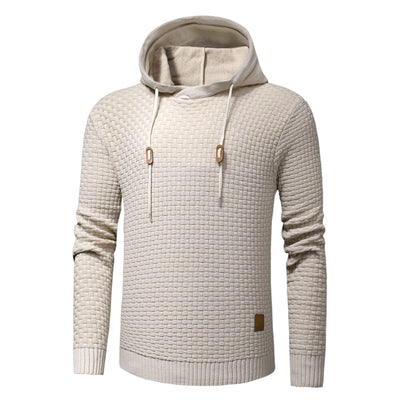 Warm Knitted  Jumper Pullover Hooded Sweater For Men