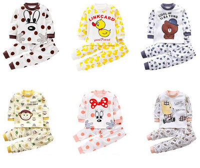 Unisex Children Pyjamas Cartoon Sleepwear Set