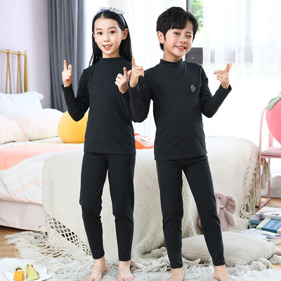 Unisex Children Winter Thermal Underwear Suit Pyjamas Sets