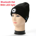 Rechargeable Warm Beanie Bluetooth 5.0 LED Hat Wireless Stereo