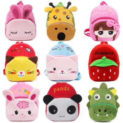 3D Children's Cartoon Print School Bags