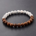 Natural Gemstone Bracelet - Lava Stone  Bracelet Natural Moonstone Bead