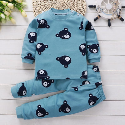 Unisex Children Pyjamas Cartoon Sleepwear Set