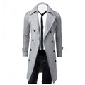 High-Quality Long Trench Double-Breasted Jacket