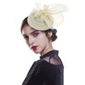 Women Chic Fascinator Hat Cocktail Wedding Party Church Fashion Headpiece