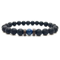 Natural Gemstone Bracelet - Lava Stone  Bracelet Natural Moonstone Bead