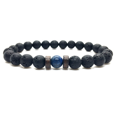 Natural Gemstone Bracelet - Lava Stone  Bracelet Natural Moonstone Bead