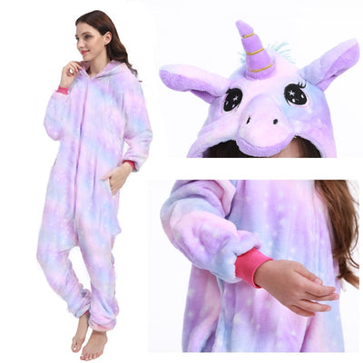 New Women Winter Pyjamas Sleepwear Onesies Jumpsuits