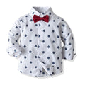 3PCS Set Baby Boy Outfits Suit  Tie Shirts+Pants+Vest