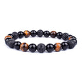 New Magnetic Hematite Bracelets  Tiger Eye Stone Bead Couple Bracelets