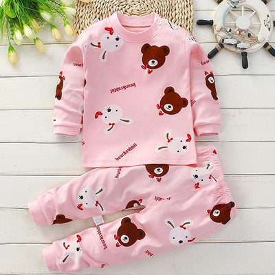 Unisex Children Pyjamas Cartoon Sleepwear Set