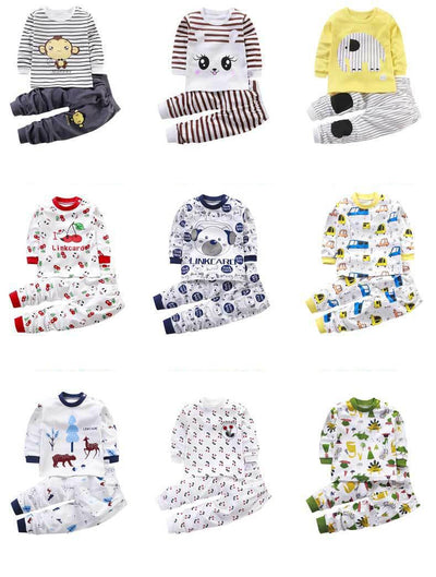 Unisex Children Pyjamas Cartoon Sleepwear Set