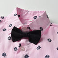 3PCS Set Baby Boy Outfits Suit  Tie Shirts+Pants+Vest