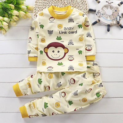 Unisex Children Pyjamas Cartoon Sleepwear Set