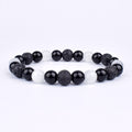 New Magnetic Hematite Bracelets  Tiger Eye Stone Bead Couple Bracelets