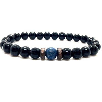 Natural Gemstone Bracelet - Lava Stone  Bracelet Natural Moonstone Bead