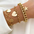 TPC High-Quality Chain Charming Bracelet Set Fashion Jewellery