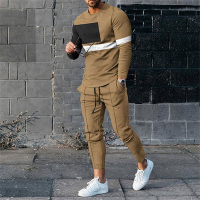 Men's Fashion Long-sleeve Tracksuit