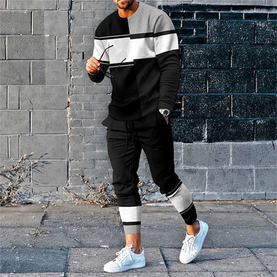 Men's Fashion Long-sleeve Tracksuit