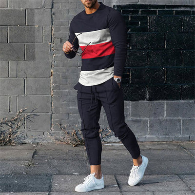 Men's Fashion Long-sleeve Tracksuit