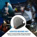 Bluetooth Beanie Hat with LED Built-in Speakers