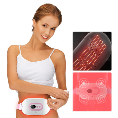 Portable Rechargeable  Menstrual Pain Relieve Abdominal Heating Massager