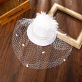 Women Chic Fascinator Hat Cocktail Wedding Party Church Fashion Headpiece