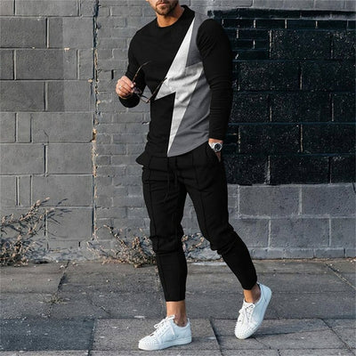 Men's Fashion Long-sleeve Tracksuit