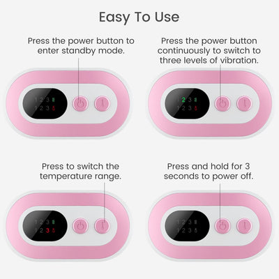 Portable Rechargeable  Menstrual Pain Relieve Abdominal Heating Massager