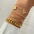 TPC High-Quality Chain Charming Bracelet Set Fashion Jewellery