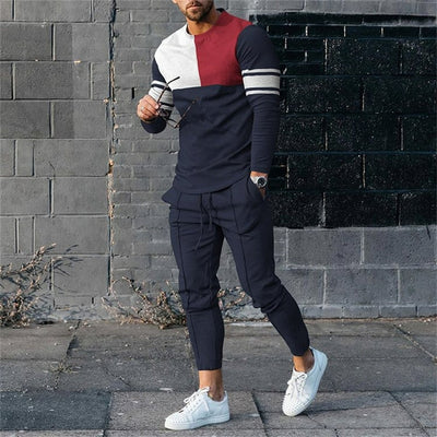 Men's Fashion Long-sleeve Tracksuit