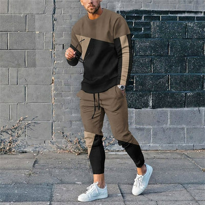 Men's Fashion Long-sleeve Tracksuit