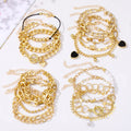 TPC High-Quality Chain Charming Bracelet Set Fashion Jewellery