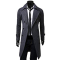 High-Quality Long Trench Double-Breasted Jacket