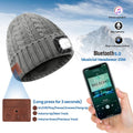 Bluetooth Beanie Hat with LED Built-in Speakers