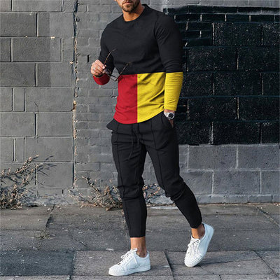 Men's Fashion Long-sleeve Tracksuit