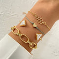 TPC High-Quality Chain Charming Bracelet Set Fashion Jewellery