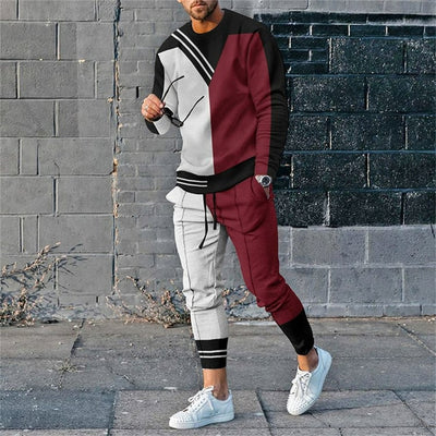 Men's Fashion Long-sleeve Tracksuit