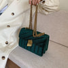 Vintage Velvet Chain Evening Clutch Bag Crossbody Handbags