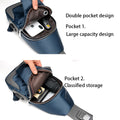 Men's USB charging Multifunction Crossbody Messenger Bags