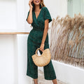 Ankle-Length Wide leg Romper Jumpsuits