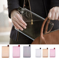 A5 A6 Clear Portable Flat Water Bottle Notebook Bottle