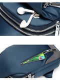 Men's USB charging Multifunction Crossbody Messenger Bags