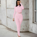 2pcs High Waist Tracksuits