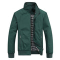 Autumn Winter Casual Solid Fashion Slim Bomber Jacket Men Overcoat