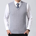 New Fashion Brand Sweater Man Pullovers Vest Slim Fit Knitwear Sleeveless Jumpers