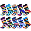 Men's Fashion Striped  High- Quality Brand Classic Socks